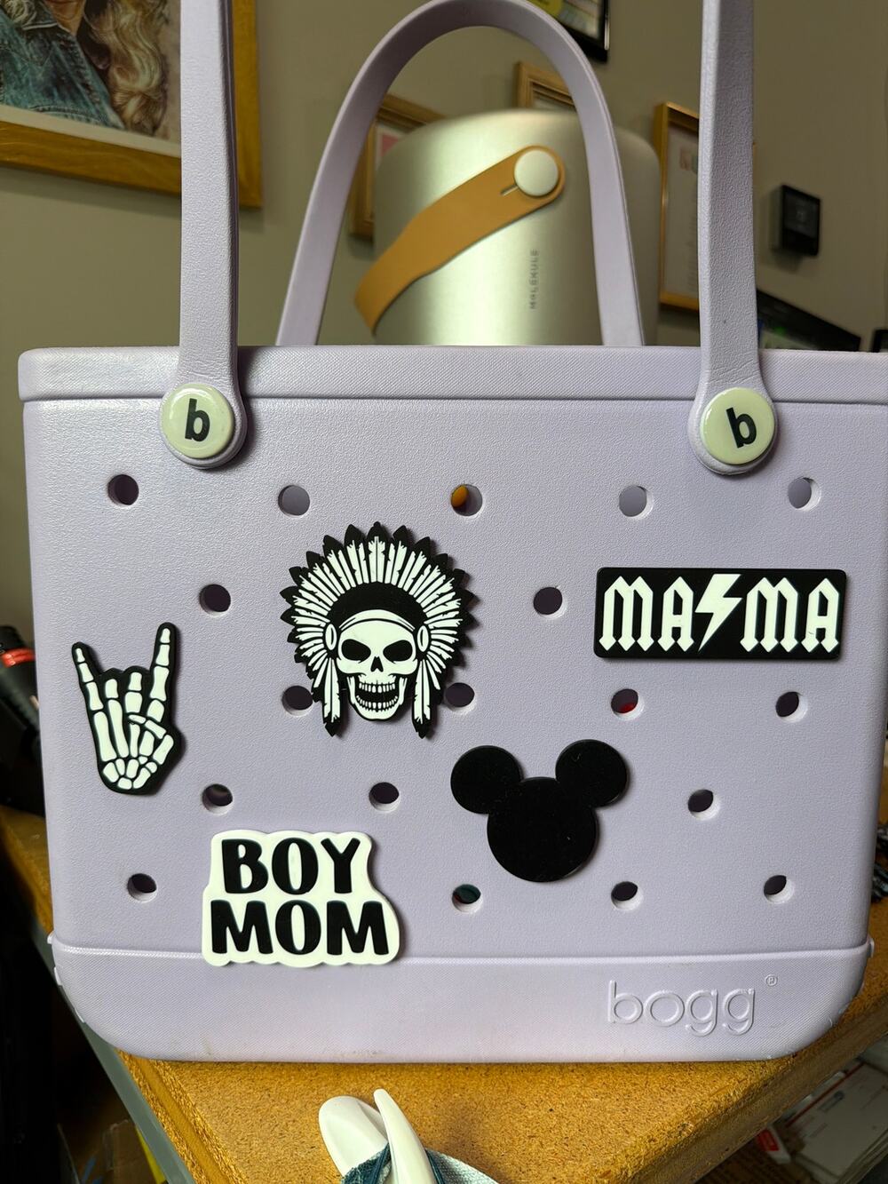 Lot of 5 Slightly Imperfect Boy Mom Punk Rock Mickey Bogg Bag Charms